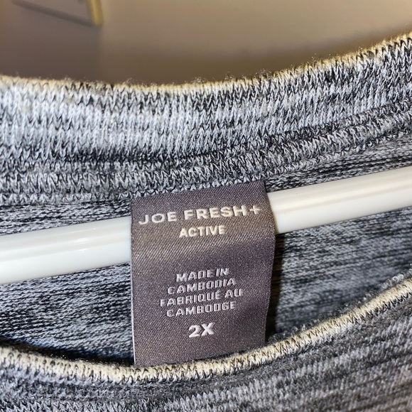 Plus Size Joe Fresh + Active Grey Dress - Picture 3 of 3
